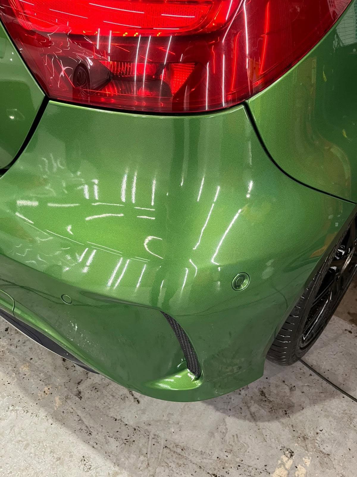 After scratch repair